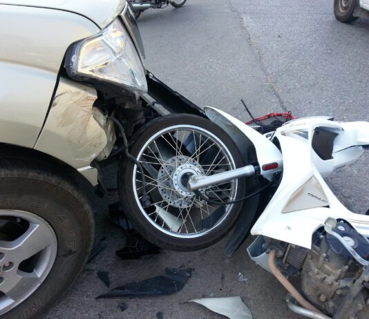 Fatal Crash In Lomas Near San Mateo Blvd Kills Motorcyclist Crashed motorcycle on ground following car accident