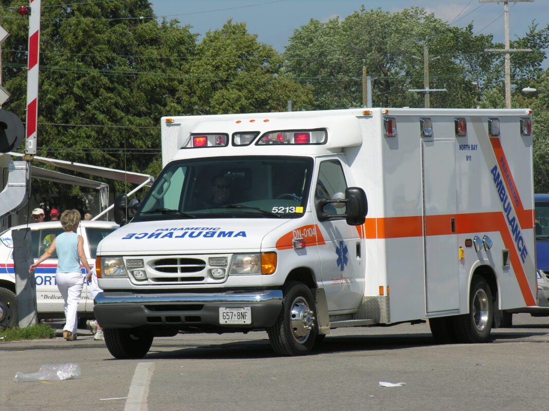 ambulance ambulance arrives at scene of incident