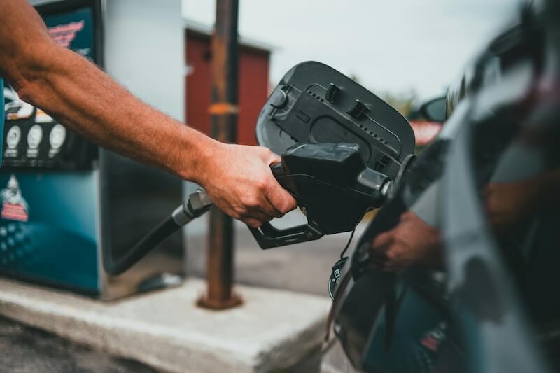 Car Involved In A Collision Topples Gas Pump, Trapping A Customer Underneath Car Involved In A Collision Topples Gas Pump, Trapping A Customer Underneath